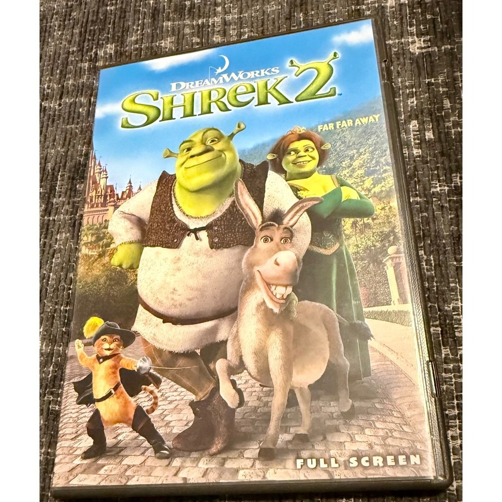 DreamWorks Shrek 2 DVD Kids Excellent Full Screen Animated Movie